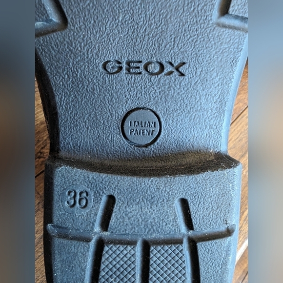 GEOX respira boys black dress shoes Size 36 Approx US 4-4.5 - Picture 10 of 11